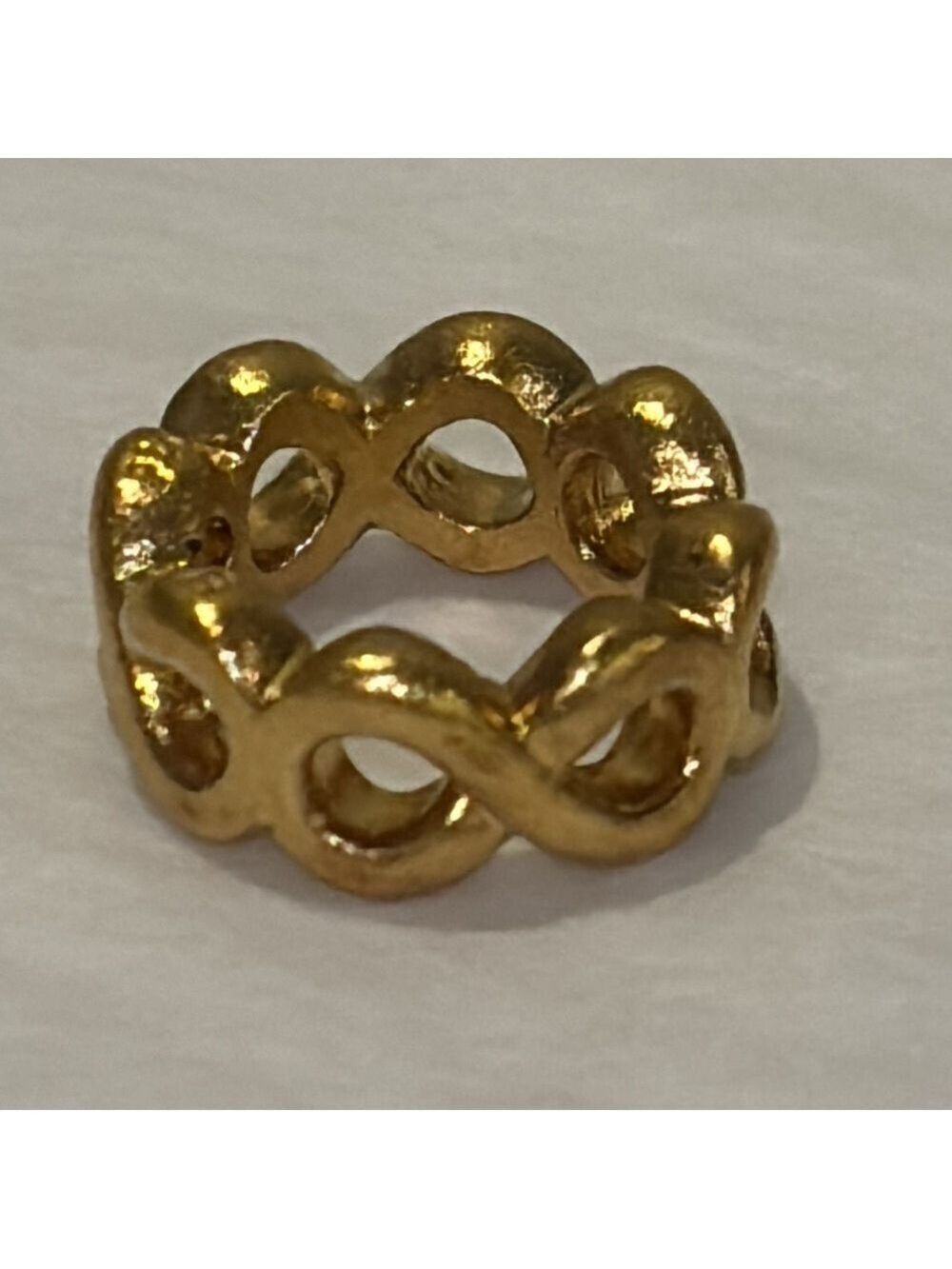 ENDLESS JEWELRY sterling silver gold plated infinity bead for bracelet 925